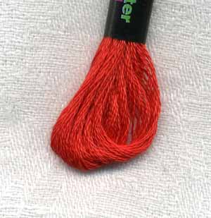 Thread cotton red